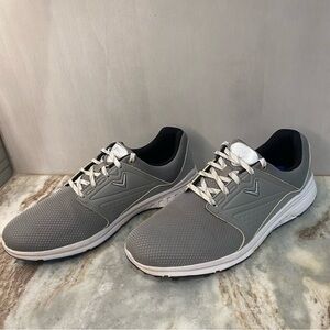 Callaway Solana SL Men’s Spikeless Golf Shoes • Gray/White • US 11